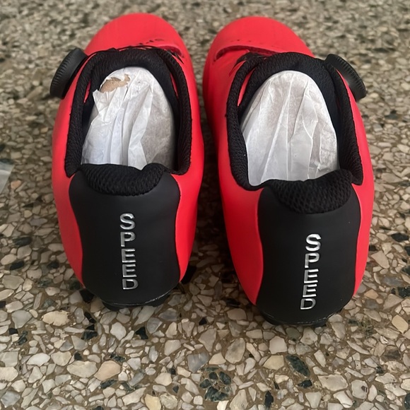 SPEED Cycling Shoes - Brand New SZ 38, Red/Black color - Picture 2 of 5